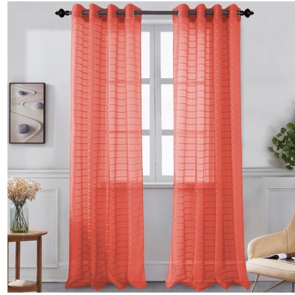 Karen Sheer Grommet-Top Single Curtain Panel_CLSHR - Picture 7 of 7